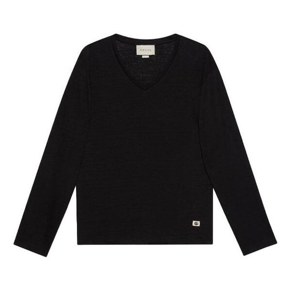 Футболка linen v-neck t-shirt with double g 'black' Gucci, черный
Футболка linen v-neck t-shirt with double g 'black' Gucci, черный