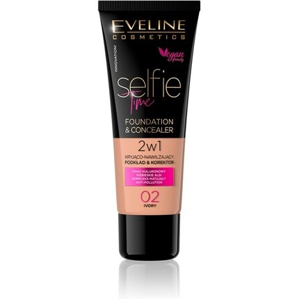 Eveline Cosmetics Selfie Time Покрывающая и увлажняющая основа и консилер 2-в-1 30 мл № 02 Слоновая кость Миндаль
Eveline Cosmetics Selfie Time Покрывающая и увлажняющая основа и консилер 2-в-1 30 мл № 02 Слоновая кость Миндаль