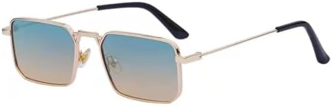 Солнцезащитные очки прямоугольной формы для женщин, очки в металлической оправе, винтажные квадратные солнцезащитные очки для мужчин, женские солнцезащитные очки MTZJH, Gold Grey Tea
Солнцезащитные очки прямоугольной формы для женщин, очки в металлической оправе, винтажные квадратные солнцезащитные очки для мужчин, женские солнцезащитные очки MTZJH, Gold Grey Tea