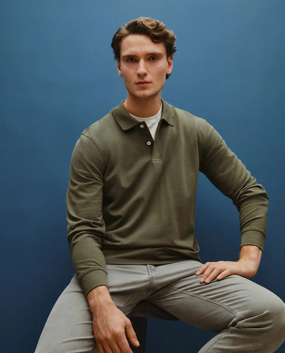 Базовая рубашка-поло из пике с длинными рукавами Dustin, цвет Kaki
Базовая рубашка-поло из пике с длинными рукавами Dustin, цвет Kaki