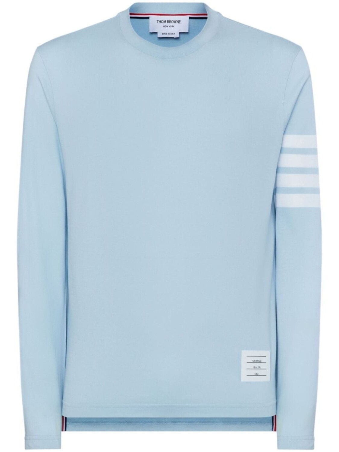 Футболка с длинными рукавами и тремя полосками Thom Browne, синий
Футболка с длинными рукавами и тремя полосками Thom Browne, синий
