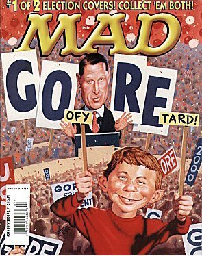 Mad Magazine July 2000 #395 (Cover #1 of 2/Al Gore) (E.C. Publications, Inc.)
Mad Magazine July 2000 #395 (Cover #1 of 2/Al Gore) (E.C. Publications, Inc.)