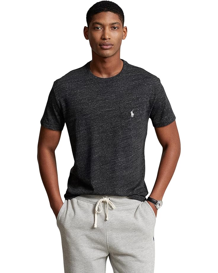 Футболка Polo Ralph Lauren Classic Fit Jersey Pocket T-Shirt, цвет Black Marl Heather
Футболка Polo Ralph Lauren Classic Fit Jersey Pocket T-Shirt, цвет Black Marl Heather
