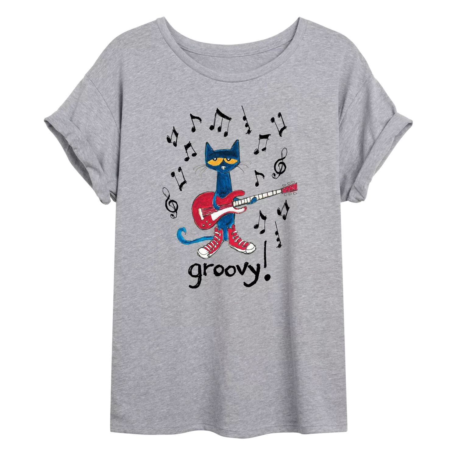 Большая футболка с рисунком Pete The Cat Guitar "Groovy" для юниоров Licensed Character
Большая футболка с рисунком Pete The Cat Guitar "Groovy" для юниоров Licensed Character