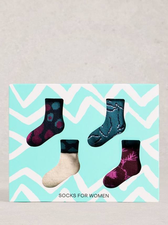 Цветочные носки до щиколотки White Stuff, Pack of 4, Purple/Multi
Цветочные носки до щиколотки White Stuff, Pack of 4, Purple/Multi