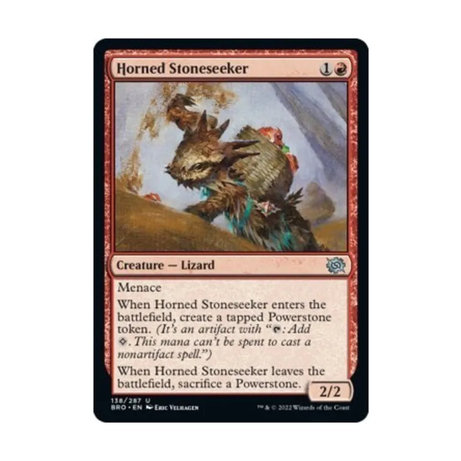 CCG Рогатый искатель камней (U), MTG - The Brothers War
CCG Рогатый искатель камней (U), MTG - The Brothers War