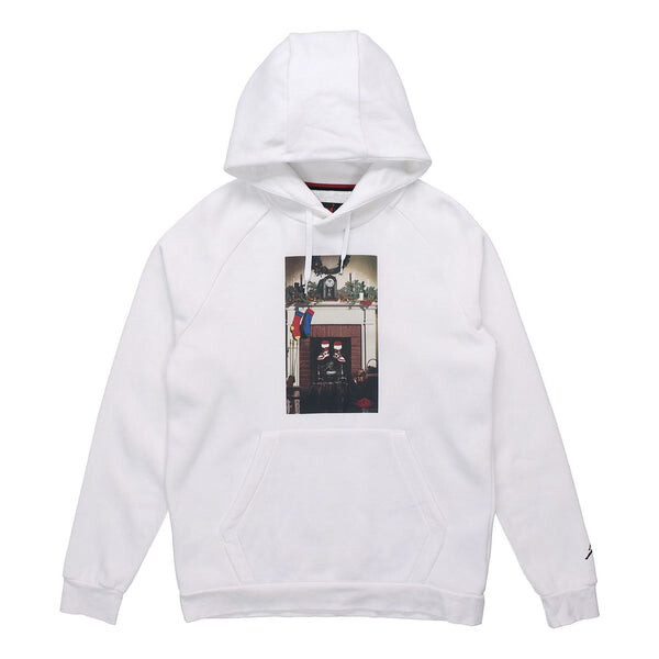 Толстовка с капюшоном Jumpman с принтом дымохода из флиса, сохраняющая тепло, белая Air Jordan, белый
Толстовка с капюшоном Jumpman с принтом дымохода из флиса, сохраняющая тепло, белая Air Jordan, белый