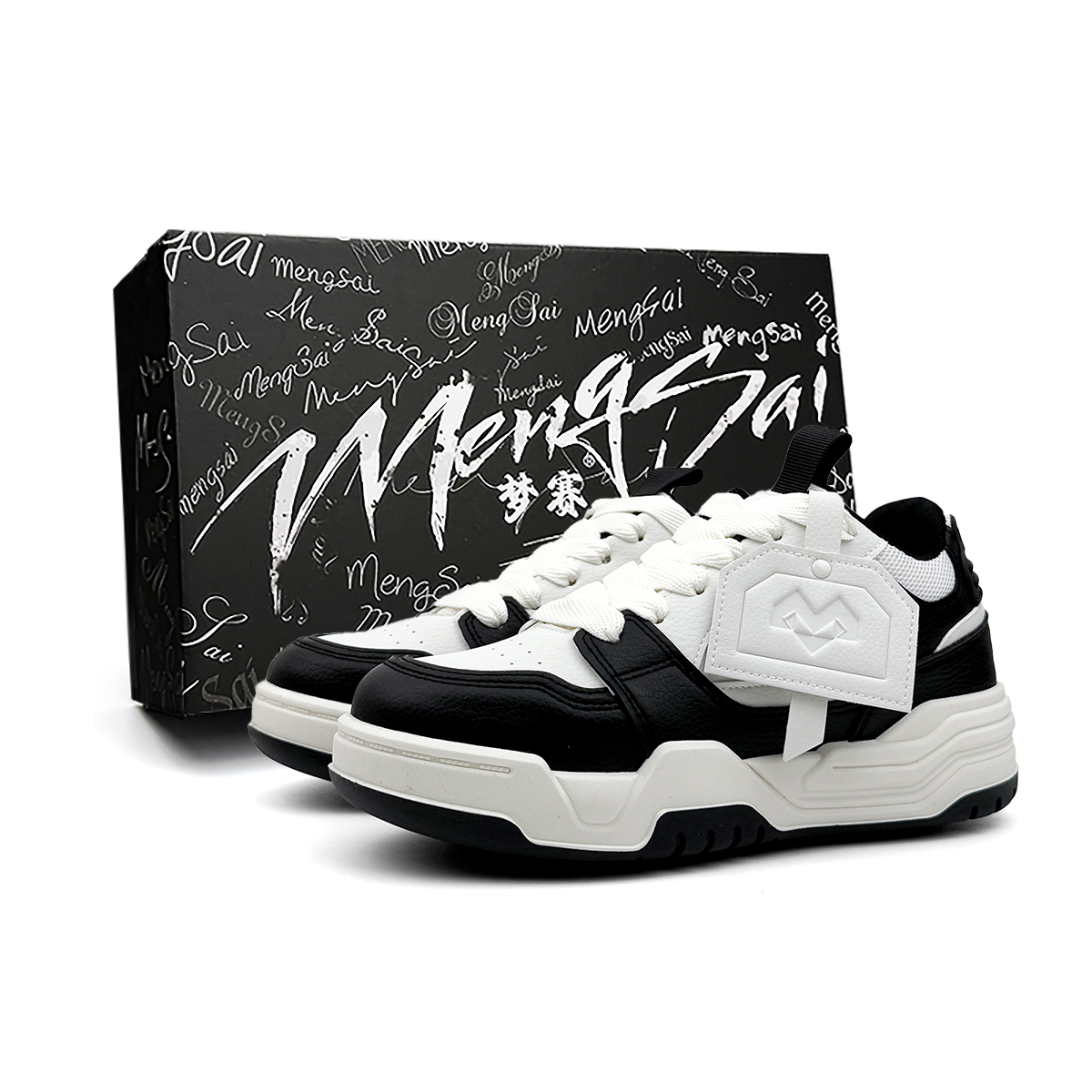 Mengsai Низкие, амортизирующие, износостойкие мужские кроссовки для скейтбординга, черно-белые
Mengsai Низкие, амортизирующие, износостойкие мужские кроссовки для скейтбординга, черно-белые