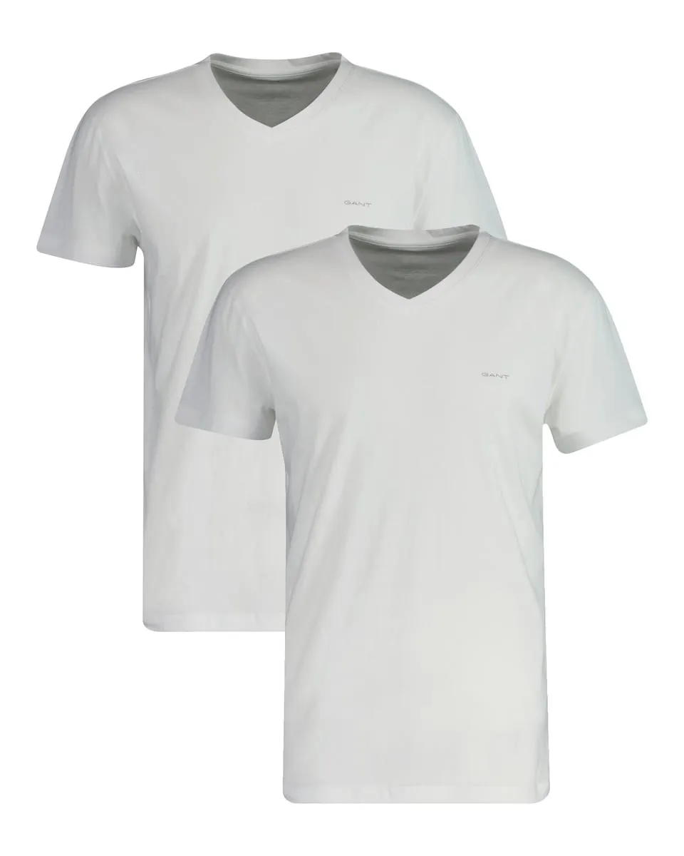 Упаковка из двух хлопковых маек с короткими рукавами Gant, белый
Упаковка из двух хлопковых маек с короткими рукавами Gant, белый