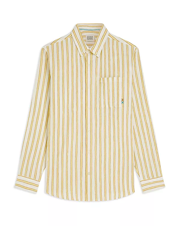 Мятая рубашка на пуговицах Scotch & Soda, желтый
Мятая рубашка на пуговицах Scotch & Soda, желтый