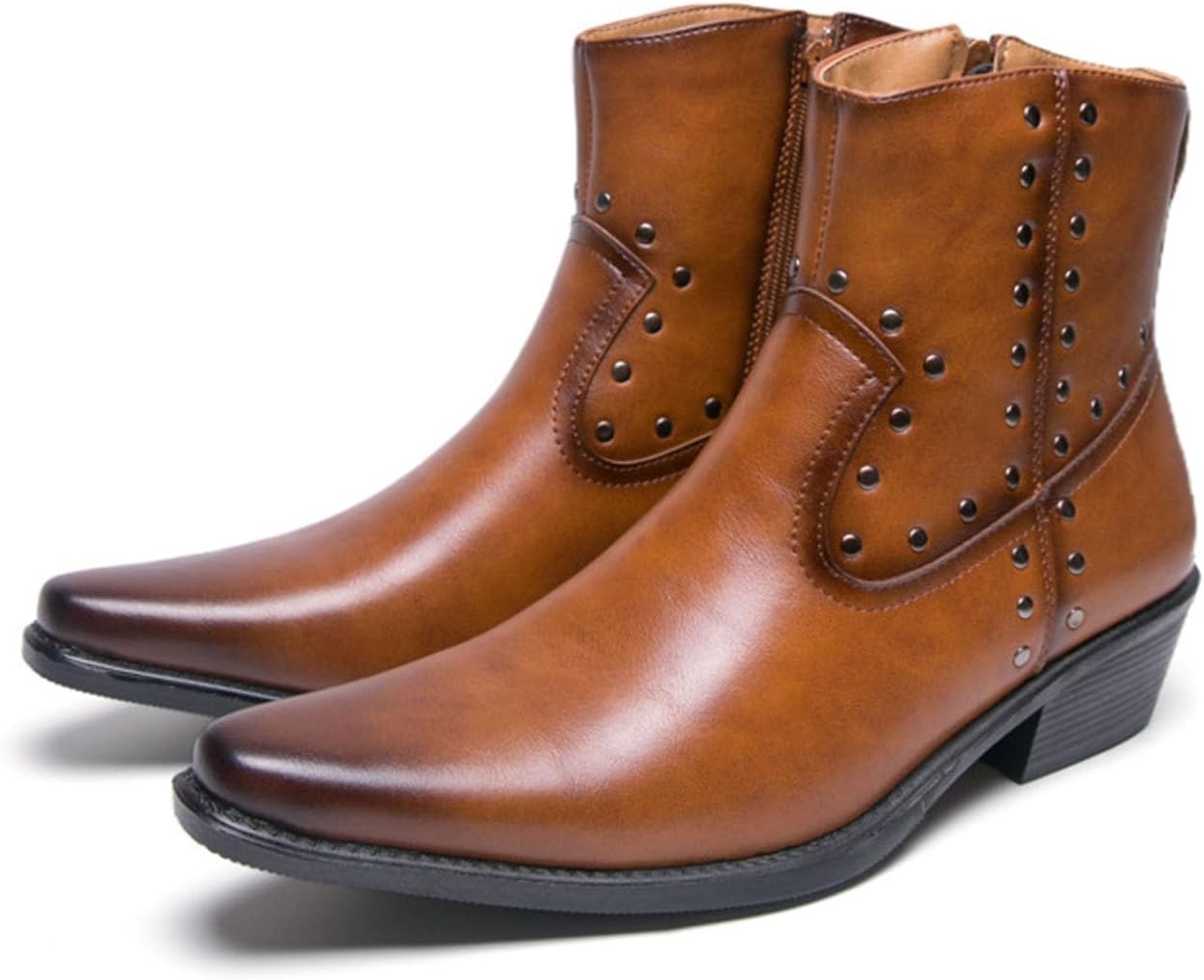 Мужские ботинки челси на массивном каблуке с заклепками, боковой молнией, модные ботинки-чукка с острым носком и блочным каблуком, водонепроницаемые, в стиле ретро, для работы, вечеринок, торжественных случаев Dfhaslkle, коричневый
Мужские ботинки челси на массивном каблуке с заклепками, боковой молнией, модные ботинки-чукка с острым носком и блочным каблуком, водонепроницаемые, в стиле ретро, для работы, вечеринок, торжественных случаев Dfhaslkle, коричневый