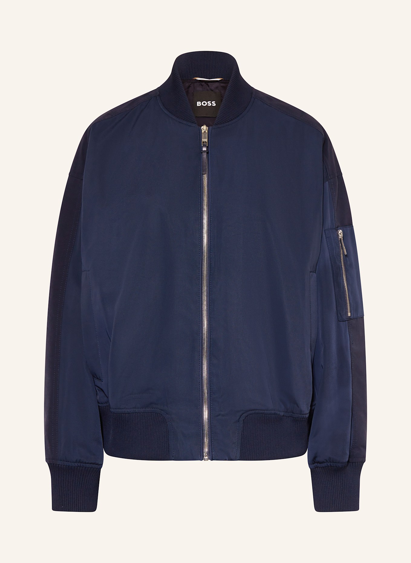 Блузон Pelinda в сочетании материалов Boss, синий
Блузон Pelinda в сочетании материалов Boss, синий