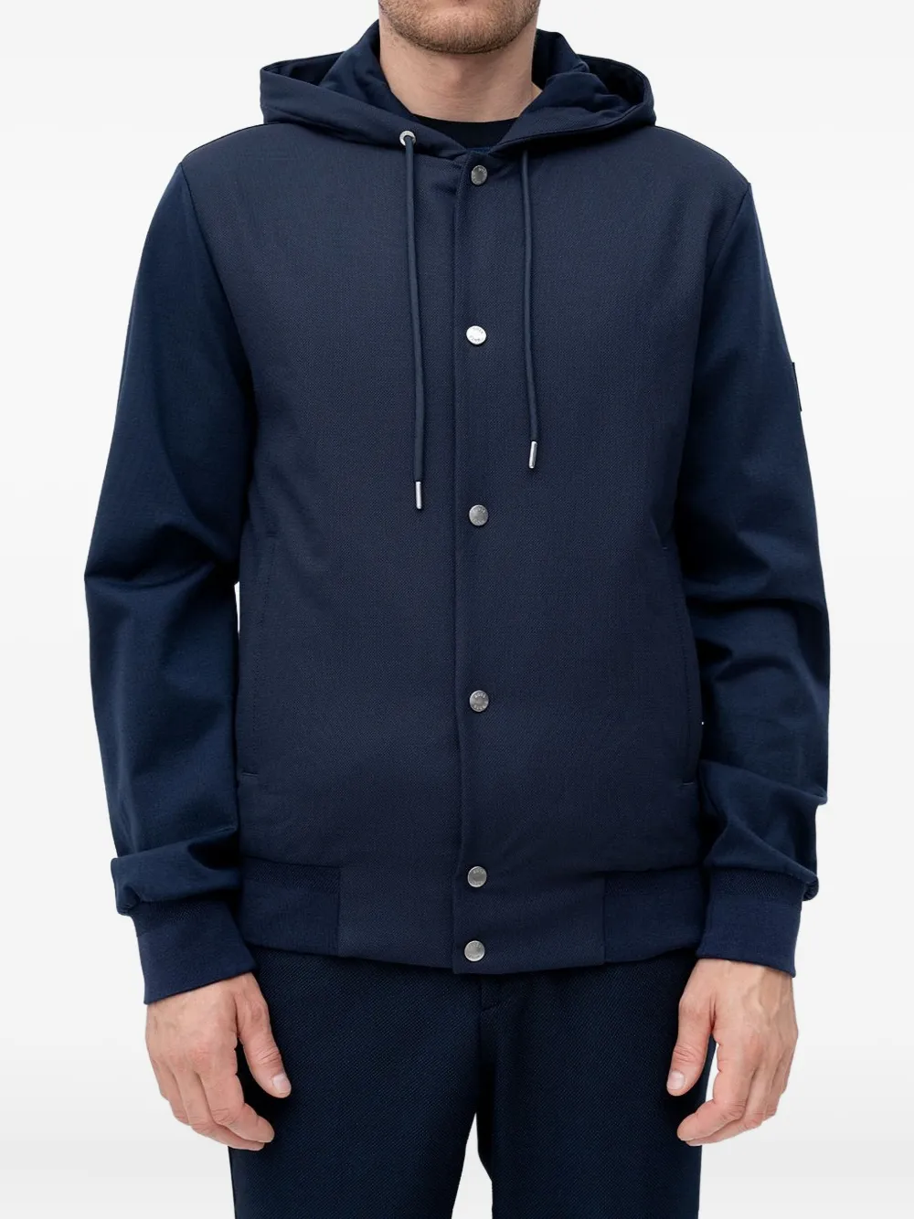 Куртка с капюшоном на пуговицах Boss, синий
Куртка с капюшоном на пуговицах Boss, синий