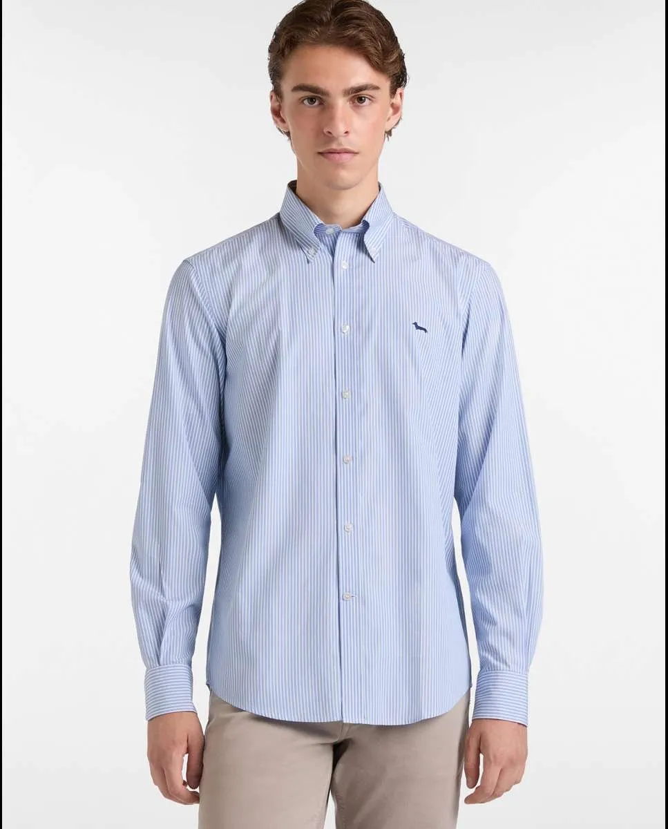 Мужская базовая рубашка с длинным рукавом Harmont&Blaine, синий/белый
Мужская базовая рубашка с длинным рукавом Harmont&Blaine, синий/белый