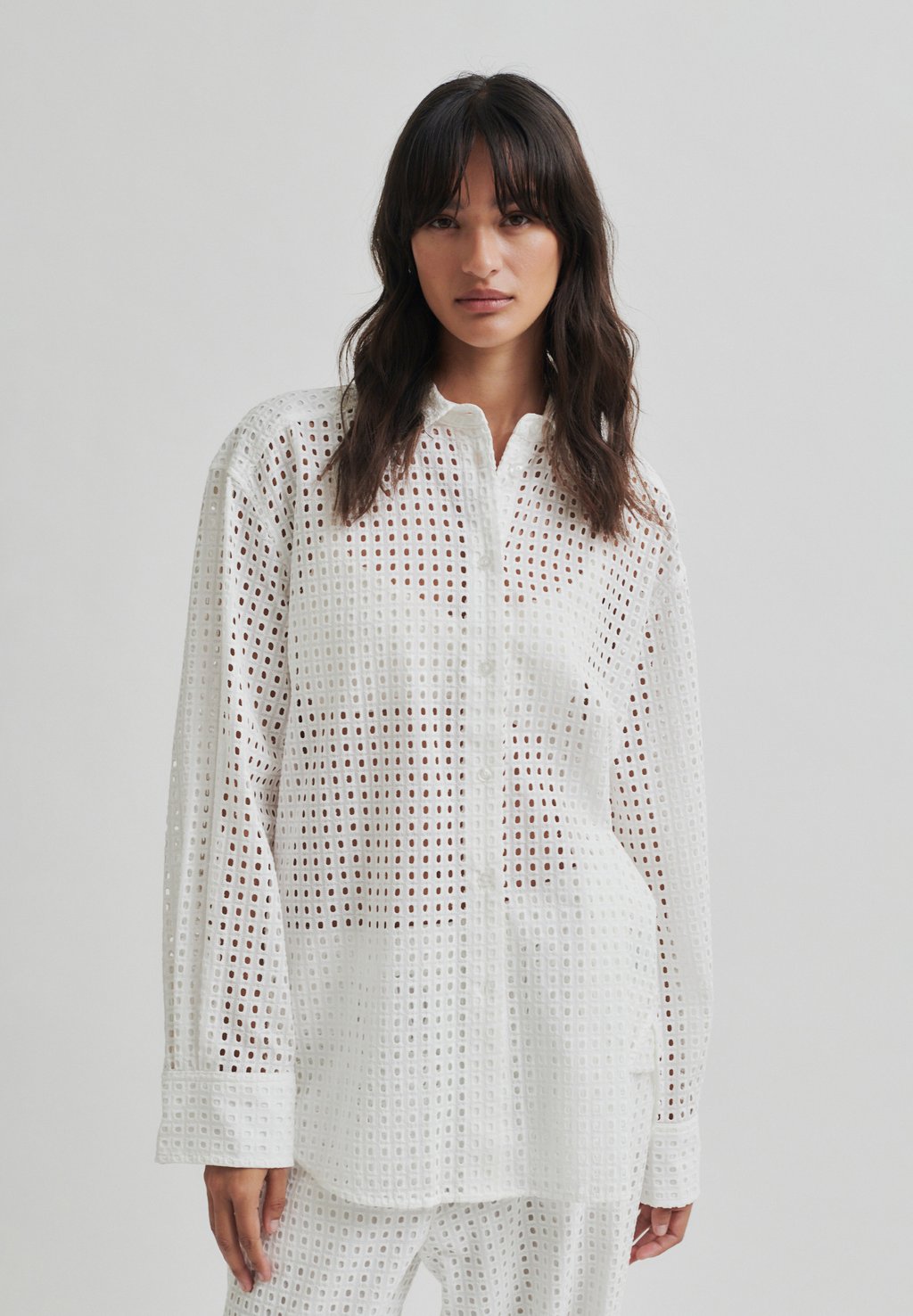 Блузка на пуговицах VILLA Second Female, белый 
Блузка на пуговицах VILLA Second Female, белый