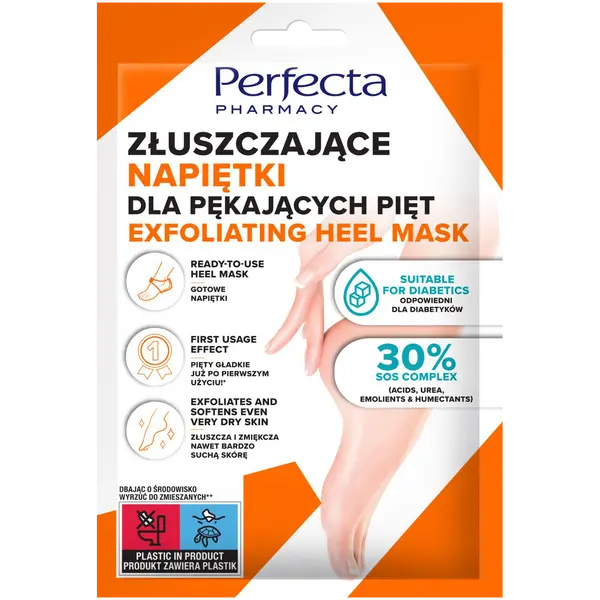 Подушечки для пилинга потрескавшихся пяток, 1 пара Perfecta Pharmacy
Подушечки для пилинга потрескавшихся пяток, 1 пара Perfecta Pharmacy