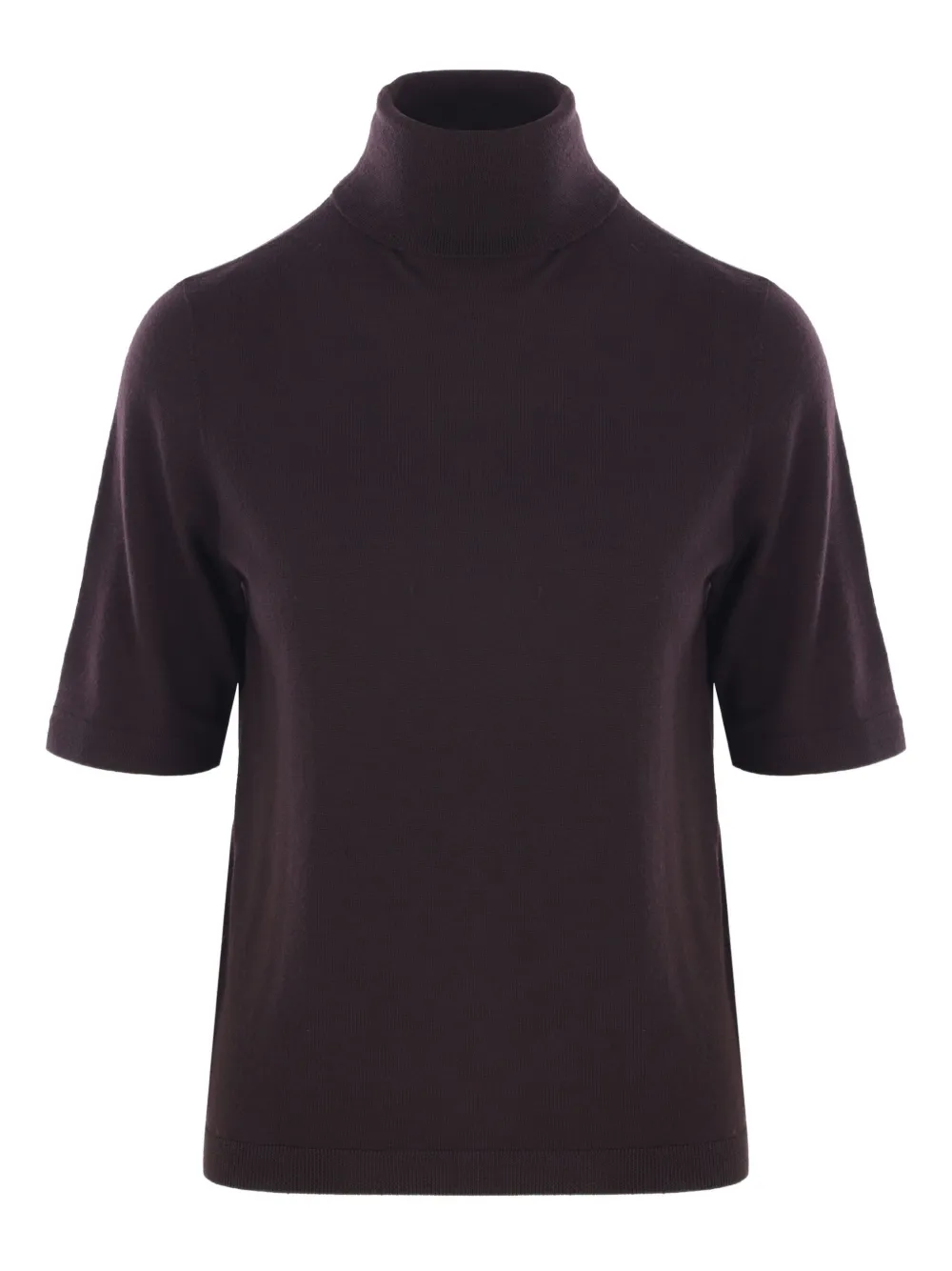 Свитер с высоким воротником и короткими рукавами ALLUDE, коричневый
Свитер с высоким воротником и короткими рукавами ALLUDE, коричневый