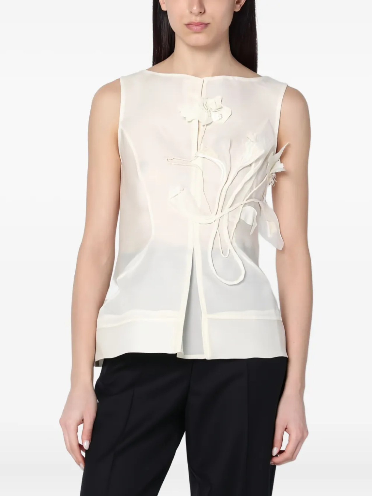 MARK KENLY DOMINO TAN топ с цветочной аппликацией, белый
MARK KENLY DOMINO TAN топ с цветочной аппликацией, белый