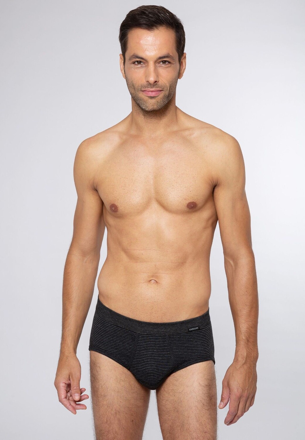 Трусы / трусы, упаковка из 3 джинсов в тонкую рубчику AMMANN, антрацит
Трусы / трусы, упаковка из 3 джинсов в тонкую рубчику AMMANN, антрацит