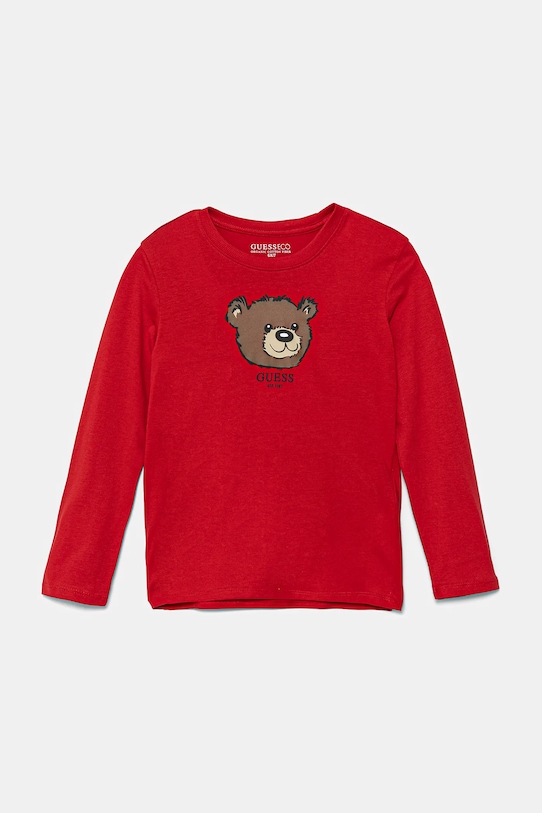 Детская хлопковая водолазка Guess, красный
Детская хлопковая водолазка Guess, красный