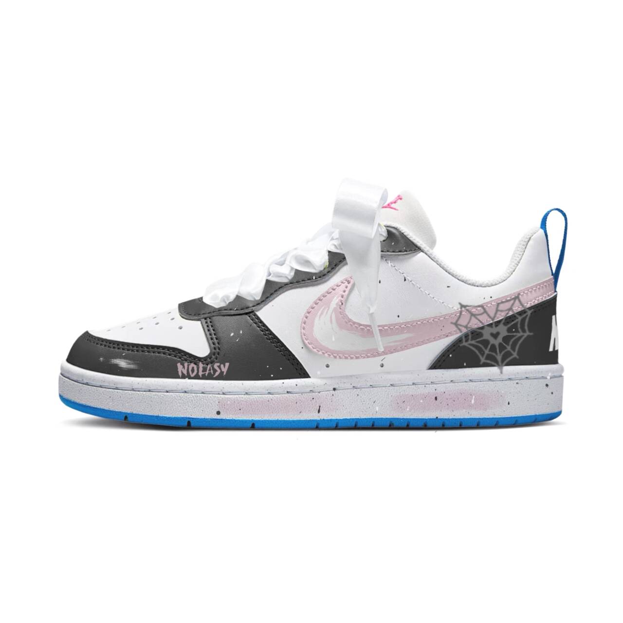 Nike Детские низкие скейтбордистские кроссовки Court Borough Sweet Wild Girlish, противоскользящие и износостойкие, черные с розовым
Nike Детские низкие скейтбордистские кроссовки Court Borough Sweet Wild Girlish, противоскользящие и износостойкие, черные с розовым