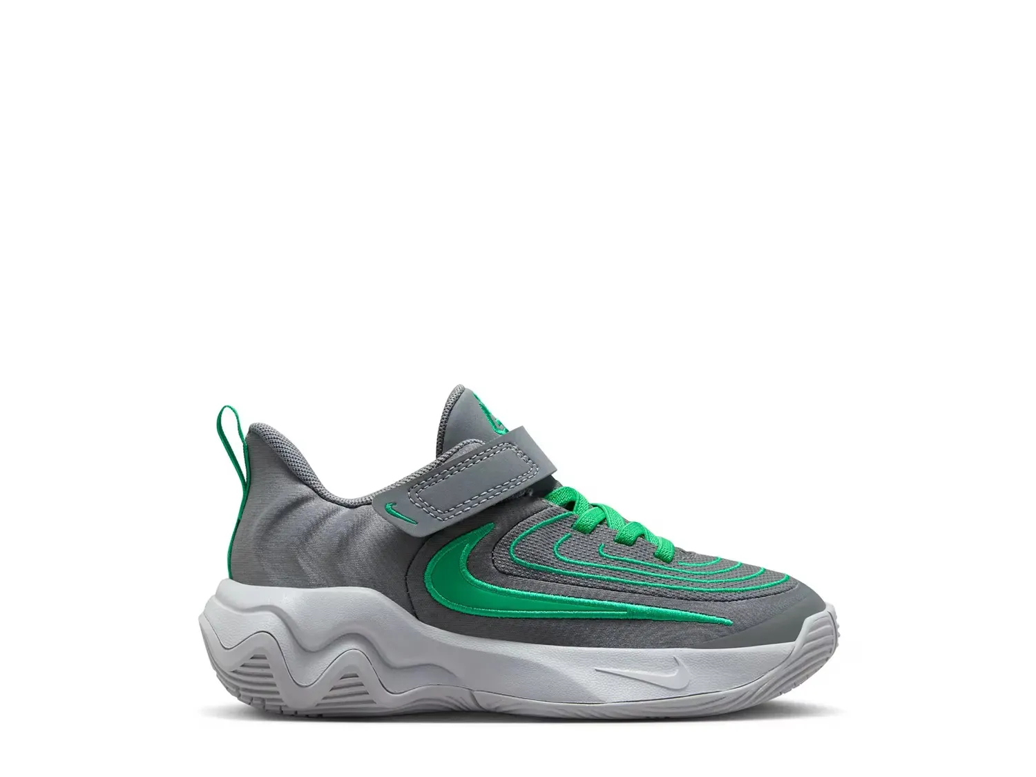 Кроссовки Giannis Immortality 4 — детские Nike, Grey/Green 
Кроссовки Giannis Immortality 4 — детские Nike, Grey/Green