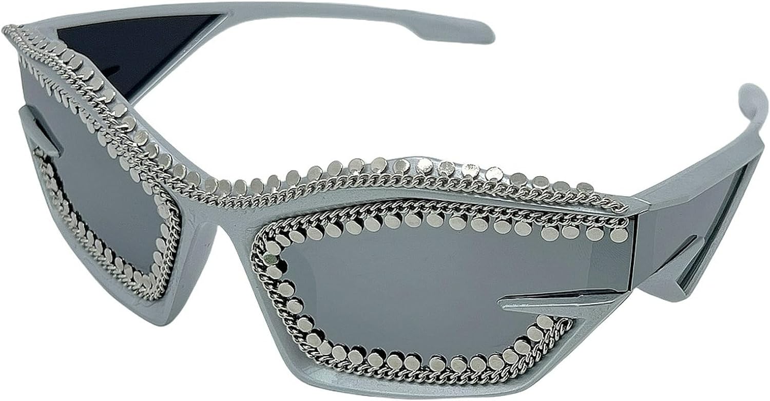 Модные солнцезащитные очки обтекаемой формы для мужчин и женщин, 2025 год, спортивный стиль, Y2K, стильные солнцезащитные очки «кошачий глаз» с защитой от УФ-излучения UV400 mincl, Silver
Модные солнцезащитные очки обтекаемой формы для мужчин и женщин, 2025 год, спортивный стиль, Y2K, стильные солнцезащитные очки «кошачий глаз» с защитой от УФ-излучения UV400 mincl, Silver