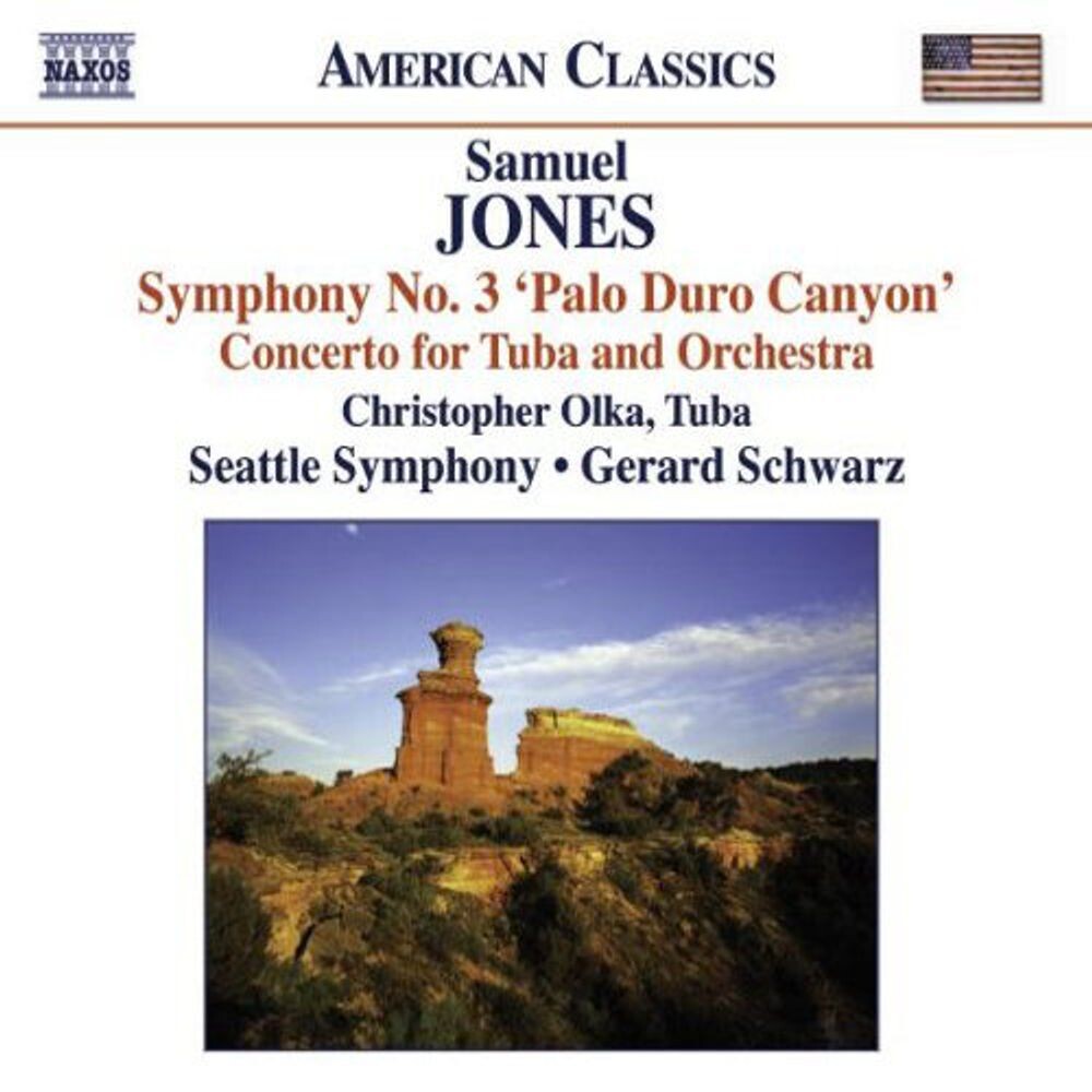 Диск CD Jones: Symphony No. 3 'Palo Duro Canyon' / Concerto For Tuba and Orchestra - Samuel Jones, Gerard Schwarz, Christopher Olka, Seattle Symphony Orchestra
Диск CD Jones: Symphony No. 3 'Palo Duro Canyon' / Concerto For Tuba and Orchestra - Samuel Jones, Gerard Schwarz, Christopher Olka, Seattle Symphony Orchestra