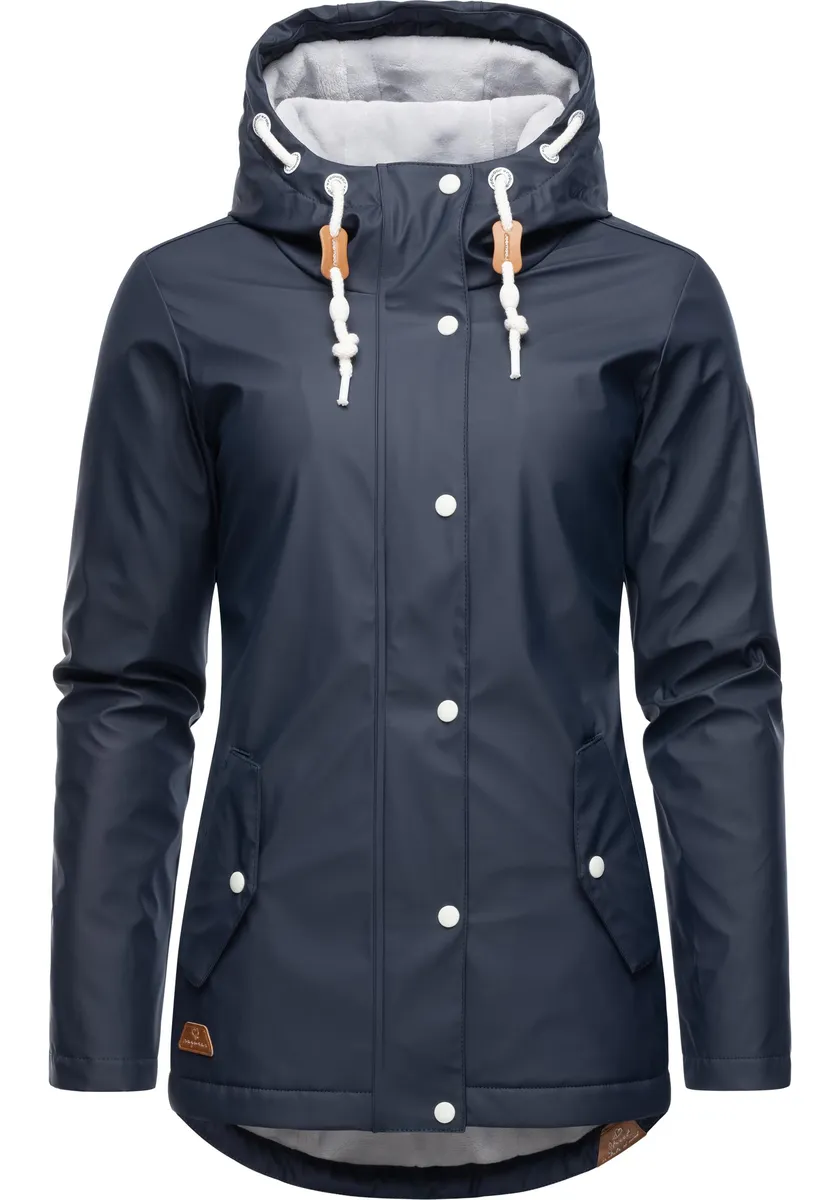 Дождевик Ragwear "Мардж" с капюшоном, женский зимний плащ на теплой подкладке, синий
Дождевик Ragwear "Мардж" с капюшоном, женский зимний плащ на теплой подкладке, синий