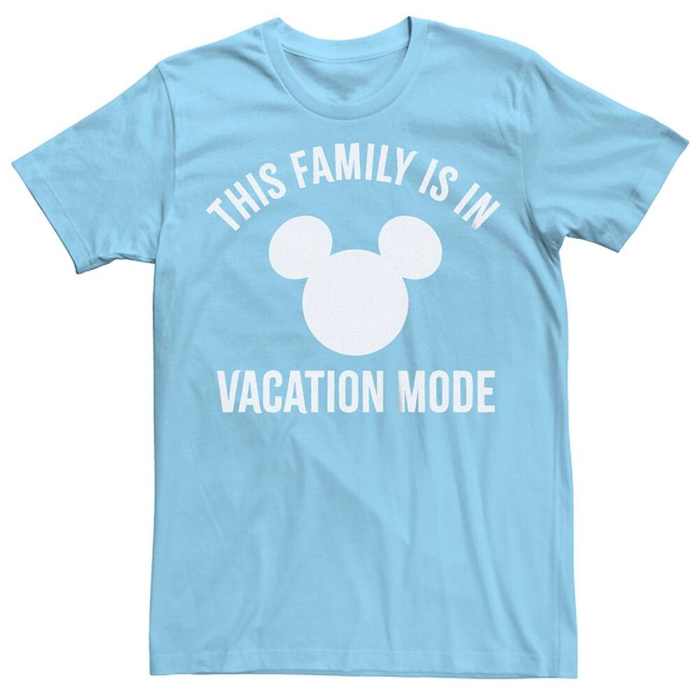 Мужская футболка Disney's This Family Is In Vacation Mode с логотипом Микки Хэда Licensed Character, цвет Light Gray
Мужская футболка Disney's This Family Is In Vacation Mode с логотипом Микки Хэда Licensed Character, цвет Light Gray