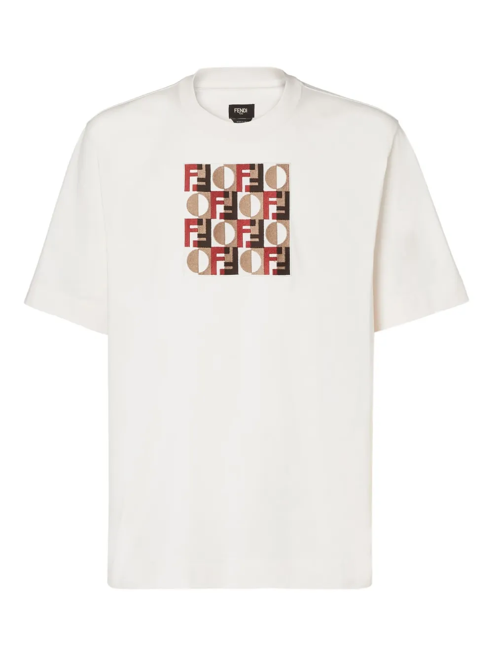 Футболка с узорчатым принтом Fendi, белый
Футболка с узорчатым принтом Fendi, белый