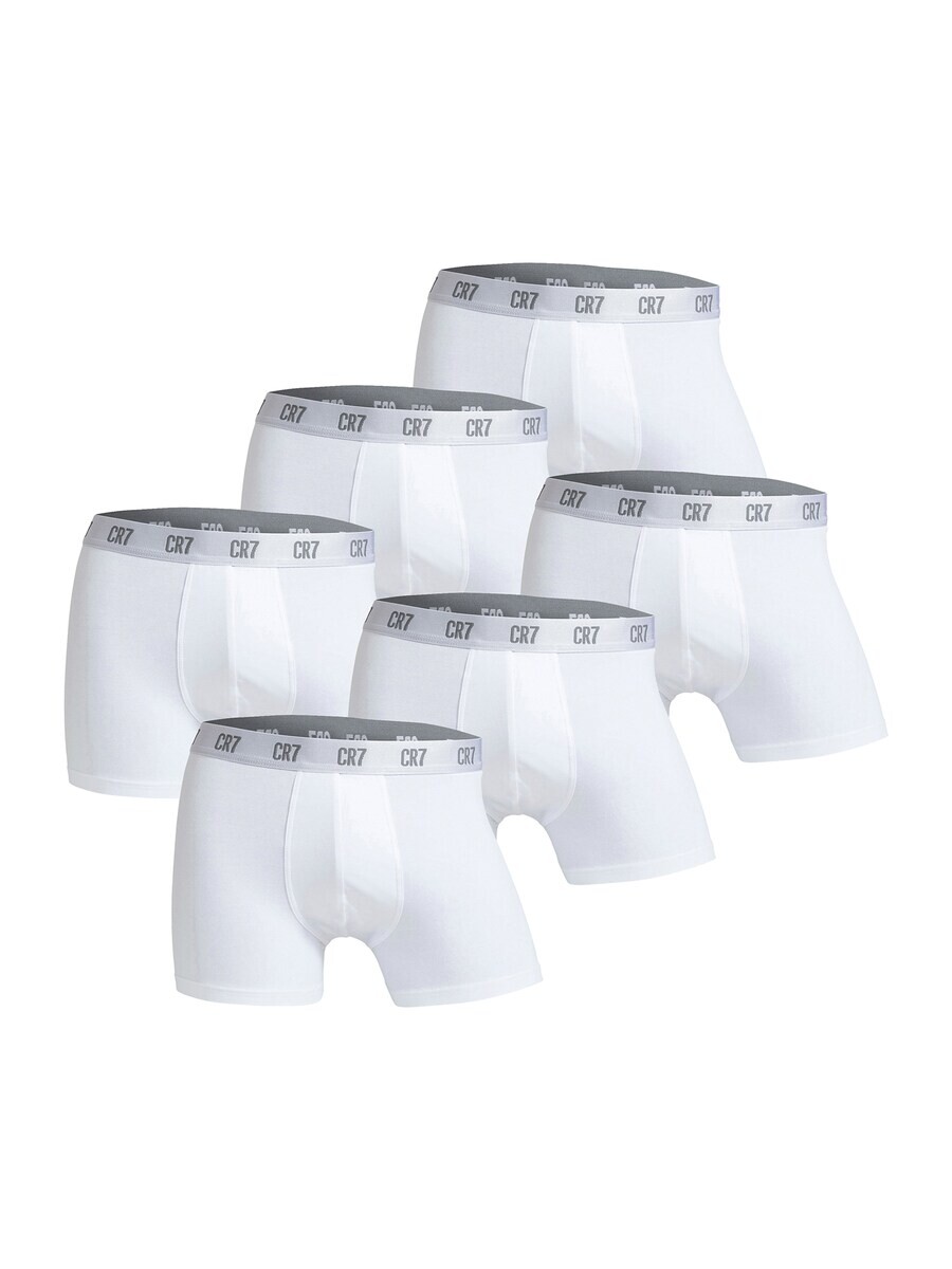 Боксеры CR7 - Cristiano Ronaldo Boxer shorts BASIC, белый
Боксеры CR7 - Cristiano Ronaldo Boxer shorts BASIC, белый