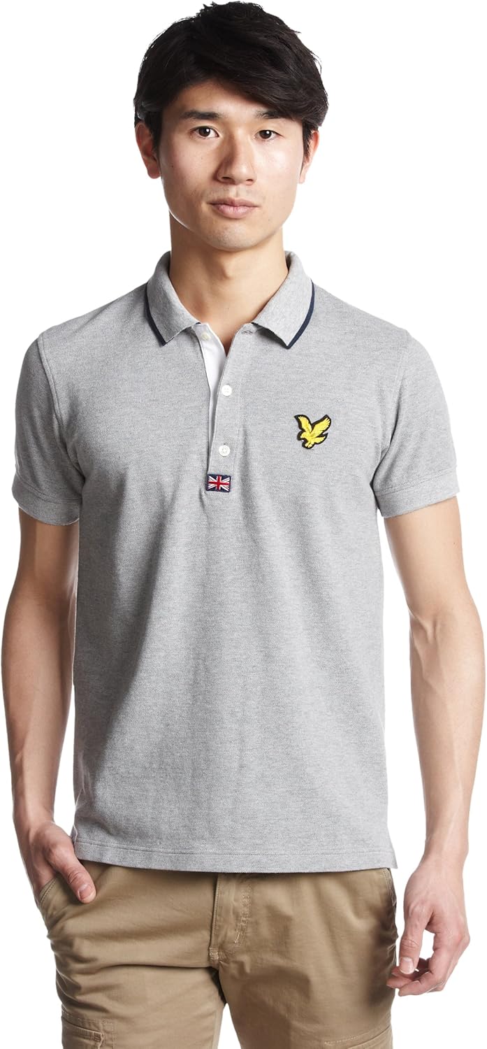 Рубашка-поло Lyle & Scott с британским флагом, серый
Рубашка-поло Lyle & Scott с британским флагом, серый