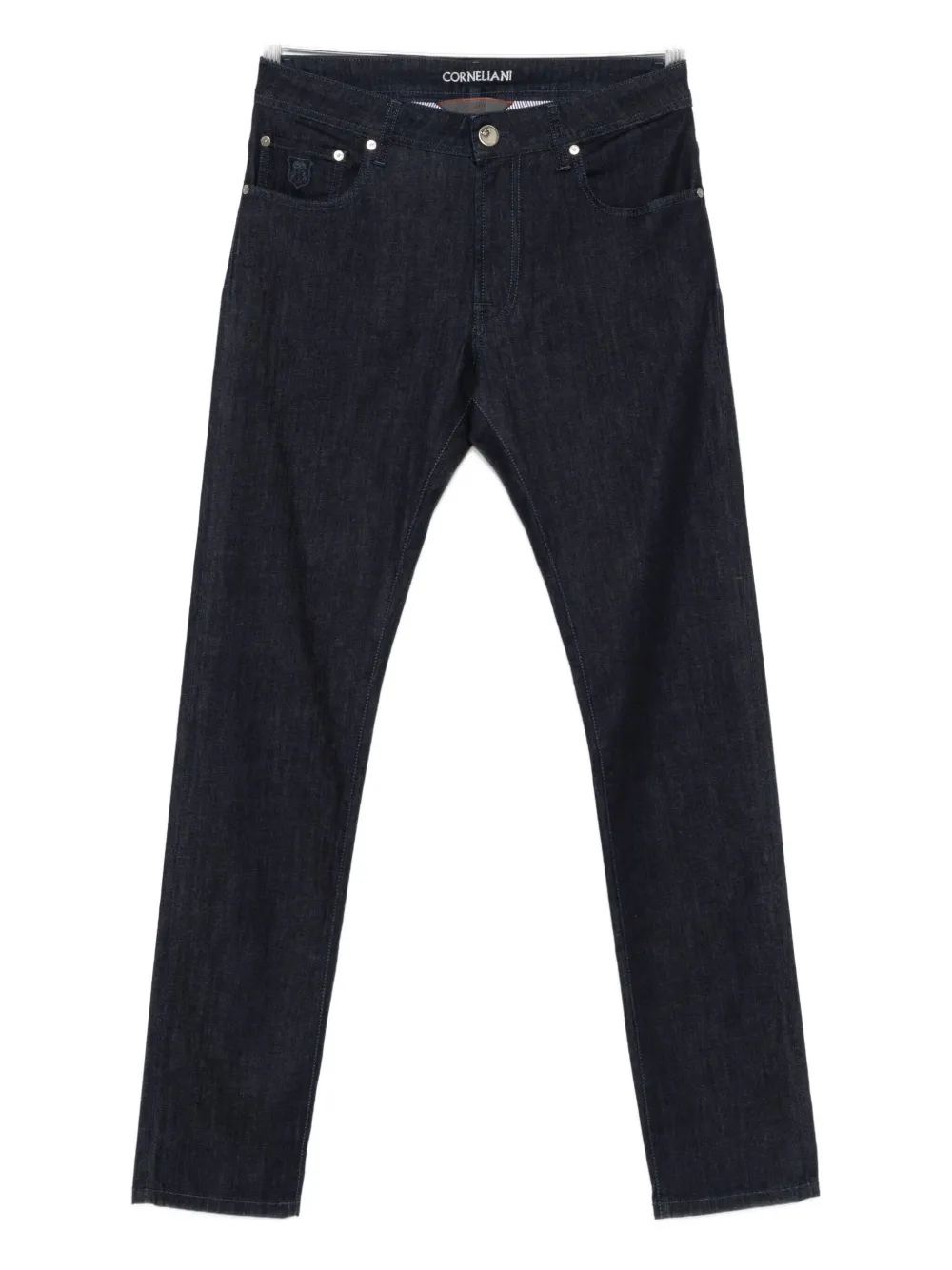 Джинсы с нашивкой-логотипом Corneliani, синий
Джинсы с нашивкой-логотипом Corneliani, синий