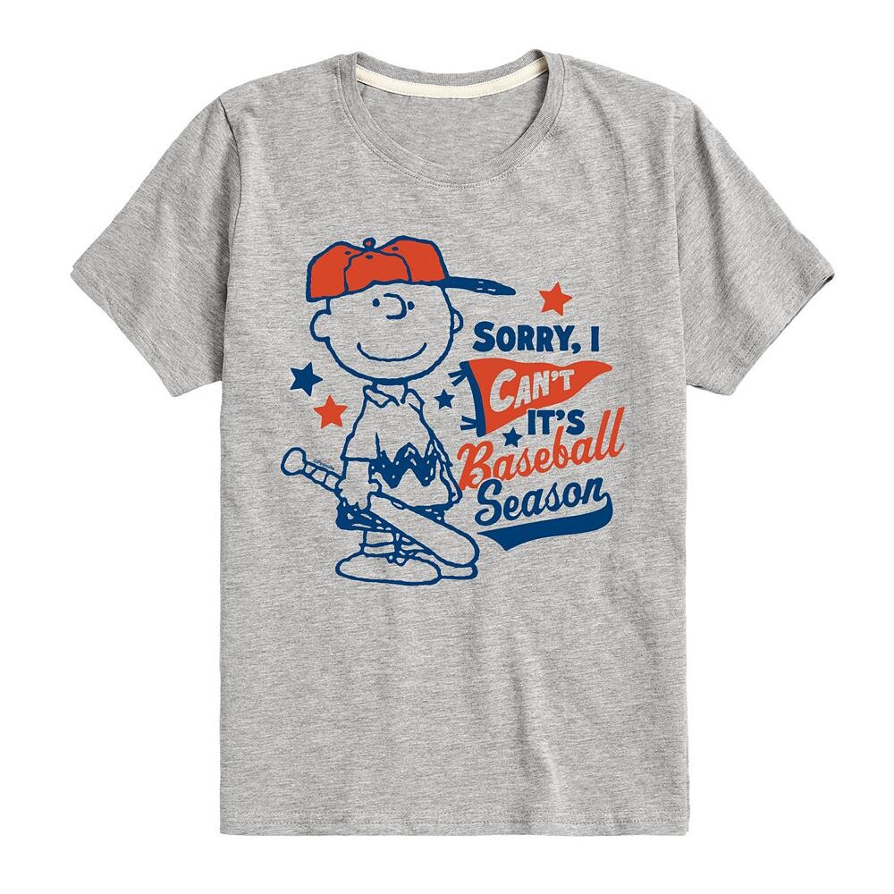 Футболка с рисунком Peanuts It Baseball Season для мальчиков 8–20 лет Licensed Character, цвет Heather Gray
Футболка с рисунком Peanuts It Baseball Season для мальчиков 8–20 лет Licensed Character, цвет Heather Gray