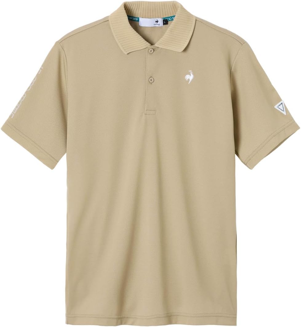 Мужская рубашка-поло Le Coq Sportif с коротким рукавом, воротником, простой дизайн, влагоотводящая, быстросохнущая, с защитой от УФ-излучения, рубашка для гольфа, LG5FHS02M, бежевый
Мужская рубашка-поло Le Coq Sportif с коротким рукавом, воротником, простой дизайн, влагоотводящая, быстросохнущая, с защитой от УФ-излучения, рубашка для гольфа, LG5FHS02M, бежевый