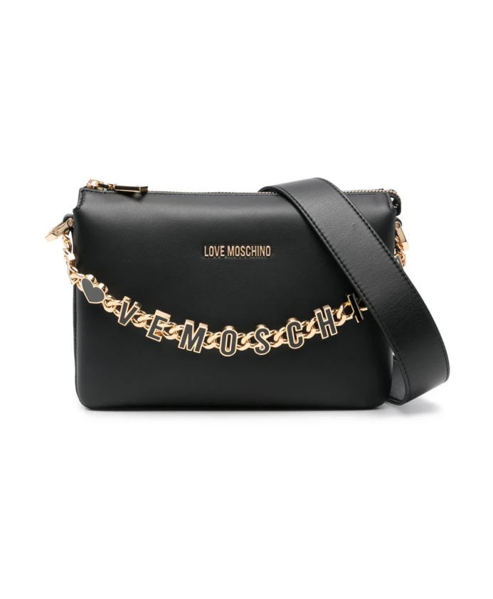 Черная сумка через плечо Love Moschino, черный
Черная сумка через плечо Love Moschino, черный