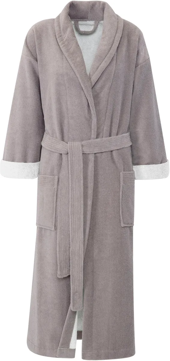 Халат унисекс Gözze "Турин" (1 шт.), мужской и женский, с поясом и двумя накладными карманами, длинный, коричневый 
Халат унисекс Gözze "Турин" (1 шт.), мужской и женский, с поясом и двумя накладными карманами, длинный, коричневый