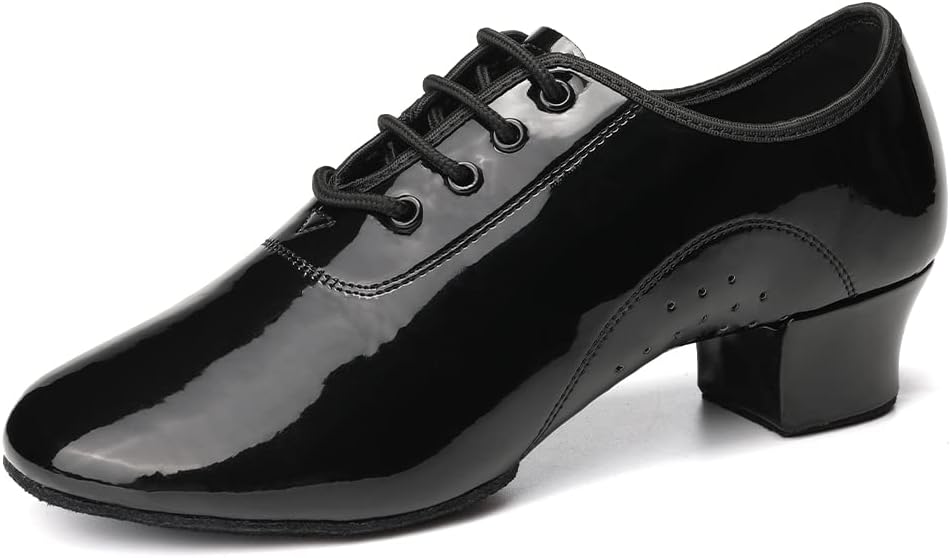 Мужские танцевальные туфли HIPPOSEUS с разделенной подошвой, туфли для социального танца, низкий каблук, замшевая подошва, черный
Мужские танцевальные туфли HIPPOSEUS с разделенной подошвой, туфли для социального танца, низкий каблук, замшевая подошва, черный