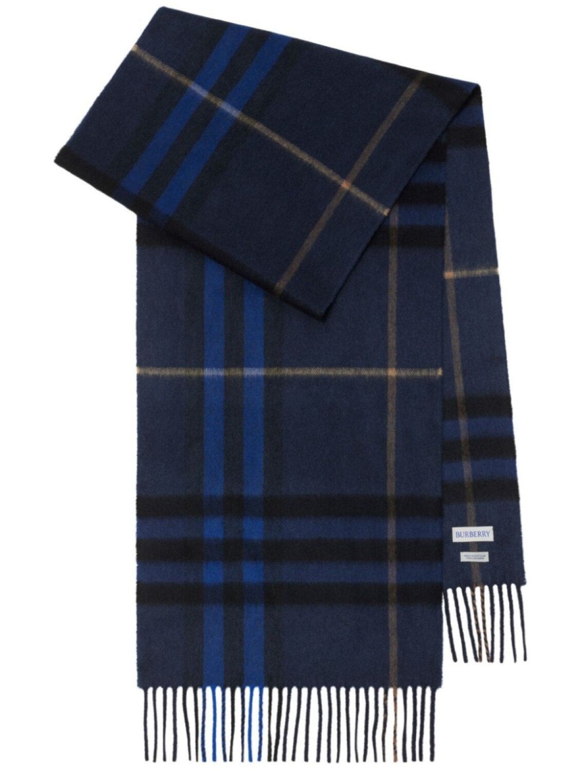 Клетчатый кашемировый шарф Burberry, синий
Клетчатый кашемировый шарф Burberry, синий