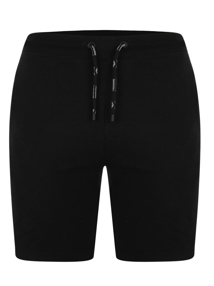 Тканевые шорты Threadbare, черный 
Тканевые шорты Threadbare, черный