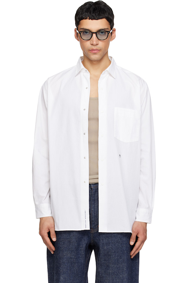 Nanamica Ветровка Off White с обычным воротником
Nanamica Ветровка Off White с обычным воротником