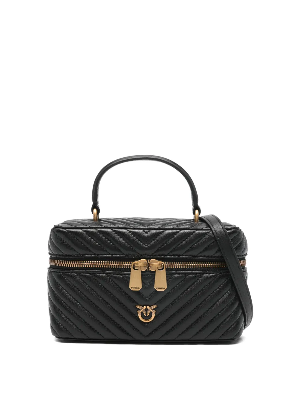 Мини-сумка-тоут черного цвета Pinko
Мини-сумка-тоут черного цвета Pinko