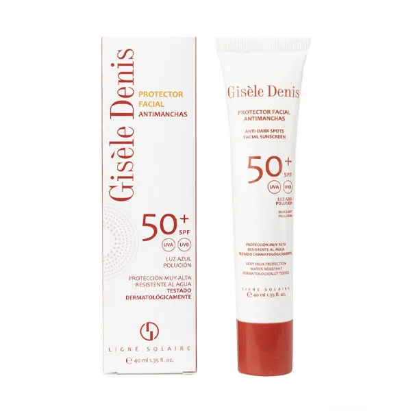 Солнцезащитный крем против пятен Protector Facial Anti-Manchas Spf50+ Gisele Denis, 40 ml
Солнцезащитный крем против пятен Protector Facial Anti-Manchas Spf50+ Gisele Denis, 40 ml