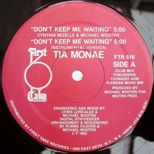 Сингл 12" Monae, Tia: Don't Keep Me Waiting
Сингл 12" Monae, Tia: Don't Keep Me Waiting