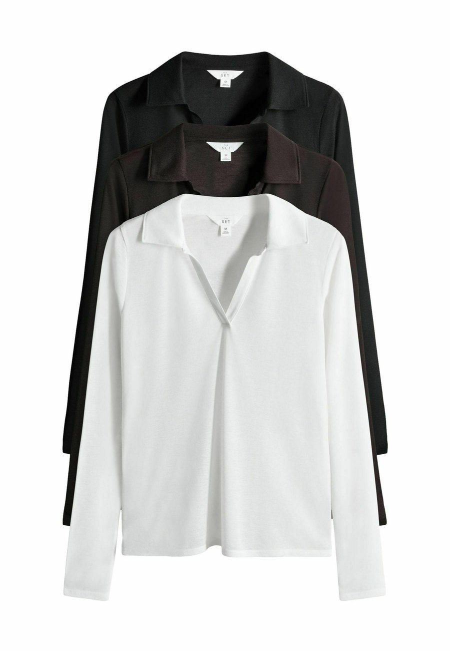 Поло THE SET REGULAR FIT 3 PACK , Black Charcoal Grey Chocolate Brown/Black
Поло THE SET REGULAR FIT 3 PACK , Black Charcoal Grey Chocolate Brown/Black