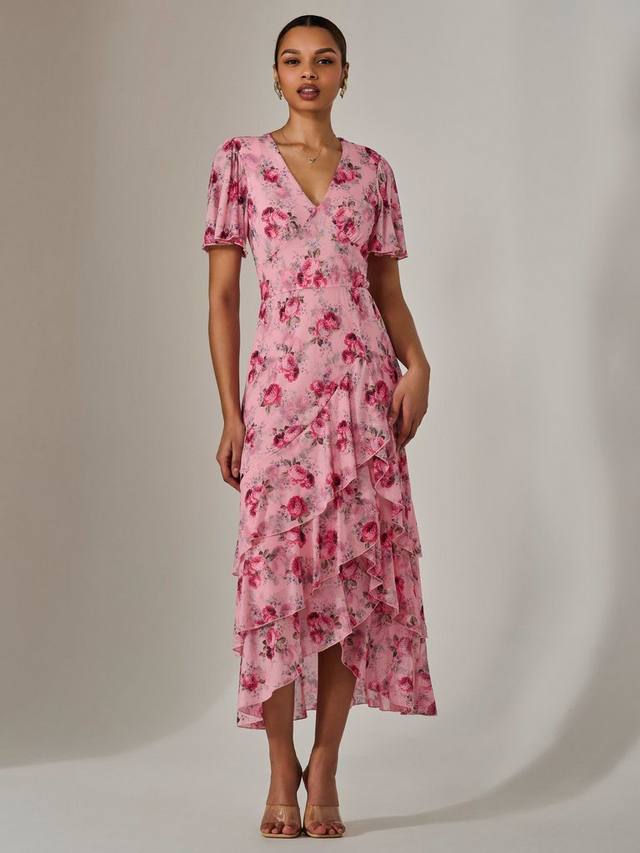 Платье мидакси с цветочным сетчатым принтом Jolie Moi, розовый
Платье мидакси с цветочным сетчатым принтом Jolie Moi, розовый