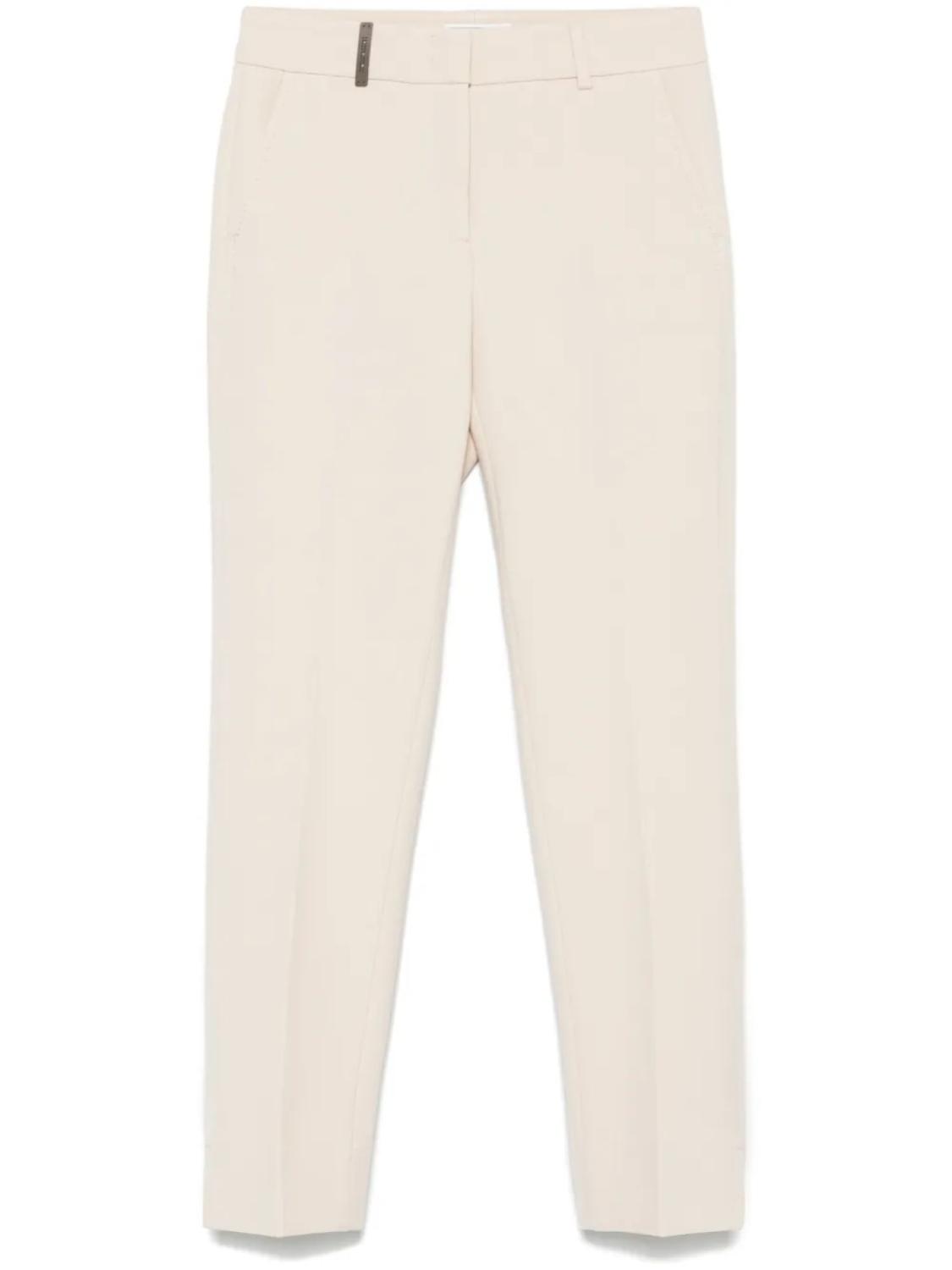 Зауженные брюки со складками Peserico, нейтральный
Зауженные брюки со складками Peserico, нейтральный