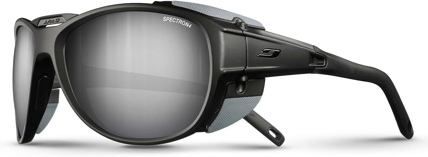 Очки Julbo Explorer 2.0 Glacier для мужчин и женщин со съемными боковыми щитками для походов, снега/бликов - 100% защита от УФ-излучения, Black Matte / Grey Frame - Brown W/ Silver Mirror Lens (Spectron 4)
Очки Julbo Explorer 2.0 Glacier для мужчин и женщин со съемными боковыми щитками для походов, снега/бликов - 100% защита от УФ-излучения, Black Matte / Grey Frame - Brown W/ Silver Mirror Lens (Spectron 4)