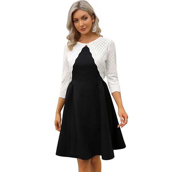 Женский укороченный кардиган с рукавом 3/4, элегантный вязаный болеро Yesfashion, White
Женский укороченный кардиган с рукавом 3/4, элегантный вязаный болеро Yesfashion, White